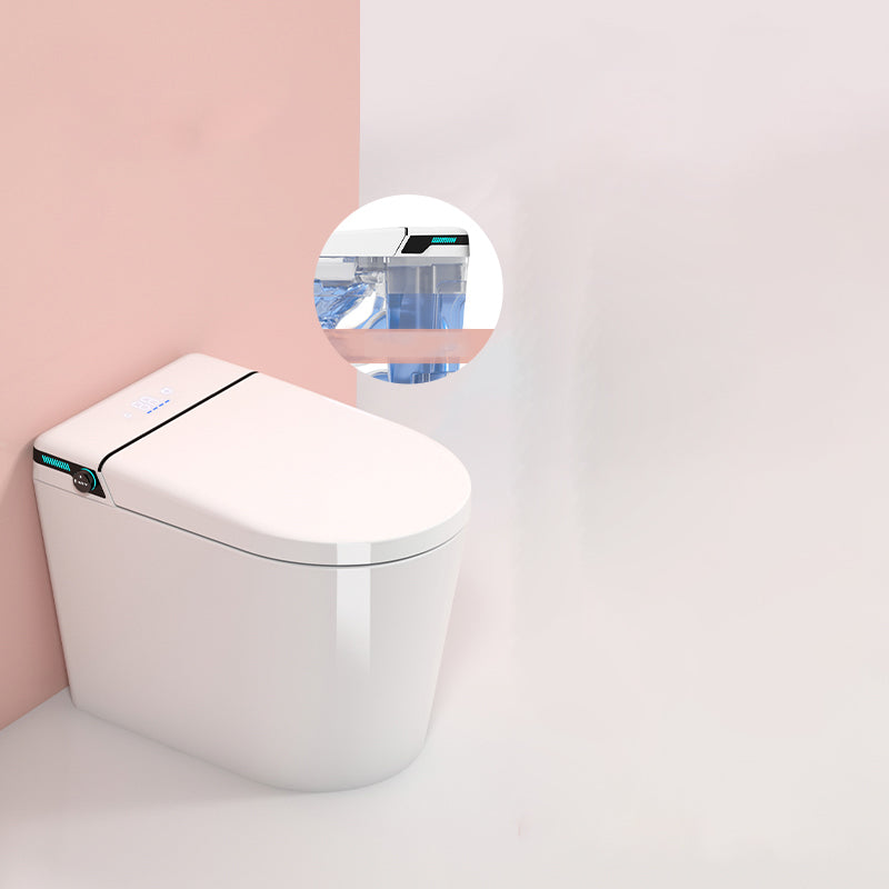 Deodorizing Bidet Warm Air Dryer in White without Water Pressure Control