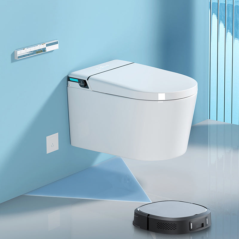 Deodorizing Bidet Warm Air Dryer in White without Water Pressure Control