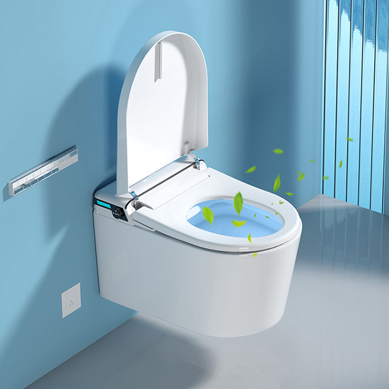 Deodorizing Bidet Warm Air Dryer in White without Water Pressure Control