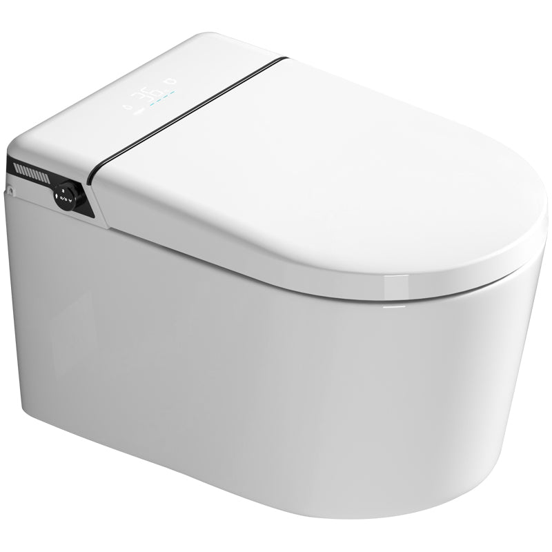 Deodorizing Bidet Warm Air Dryer in White without Water Pressure Control