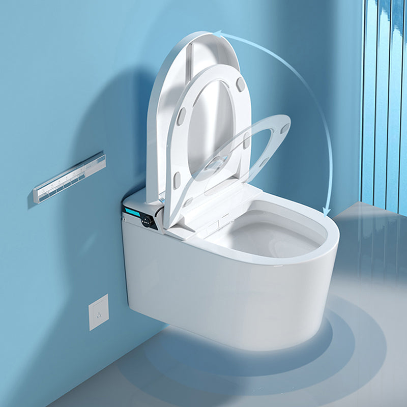 Deodorizing Bidet Warm Air Dryer in White without Water Pressure Control