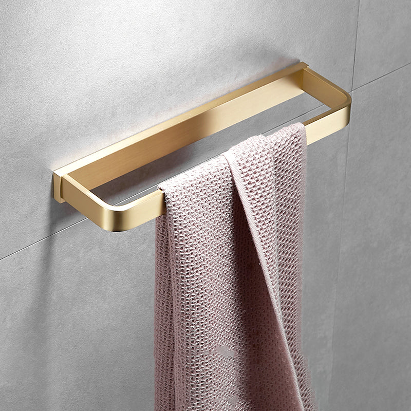 Brushed Brass Bathroom Hardware Set Retro Golden Bathroom Accessory Kit