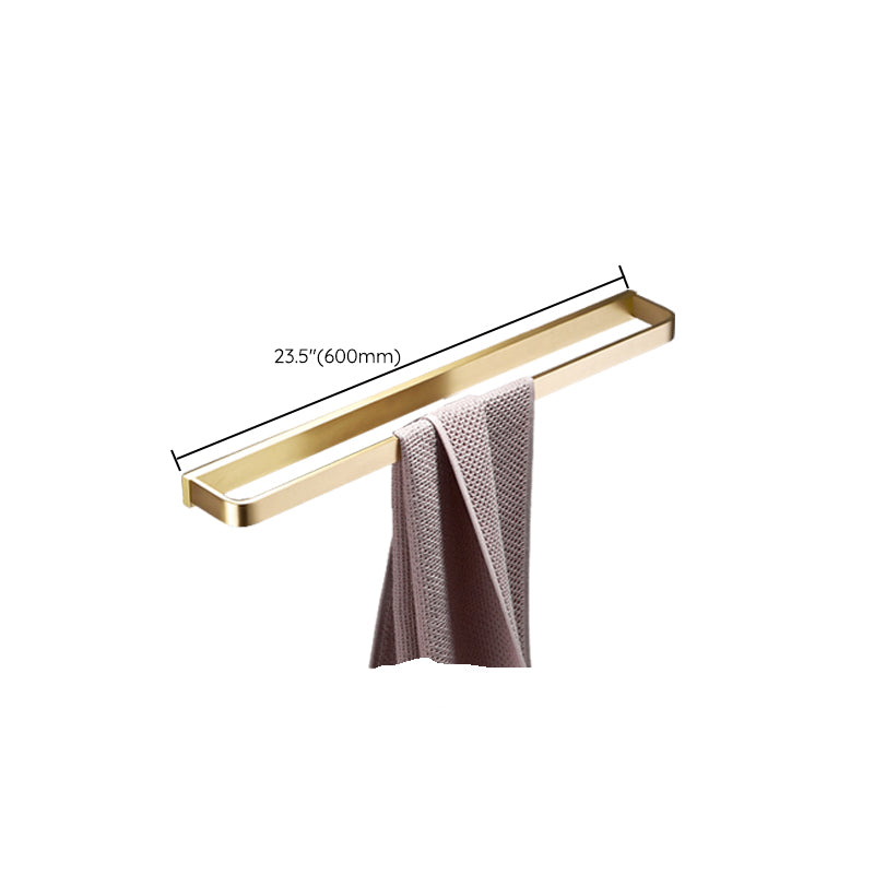 Brushed Brass Bathroom Hardware Set Retro Golden Bathroom Accessory Kit