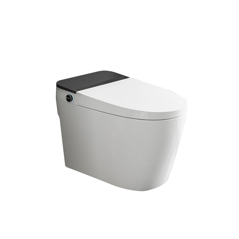 Contemporary Floor Standing Bidet in White Elongated  Toilet