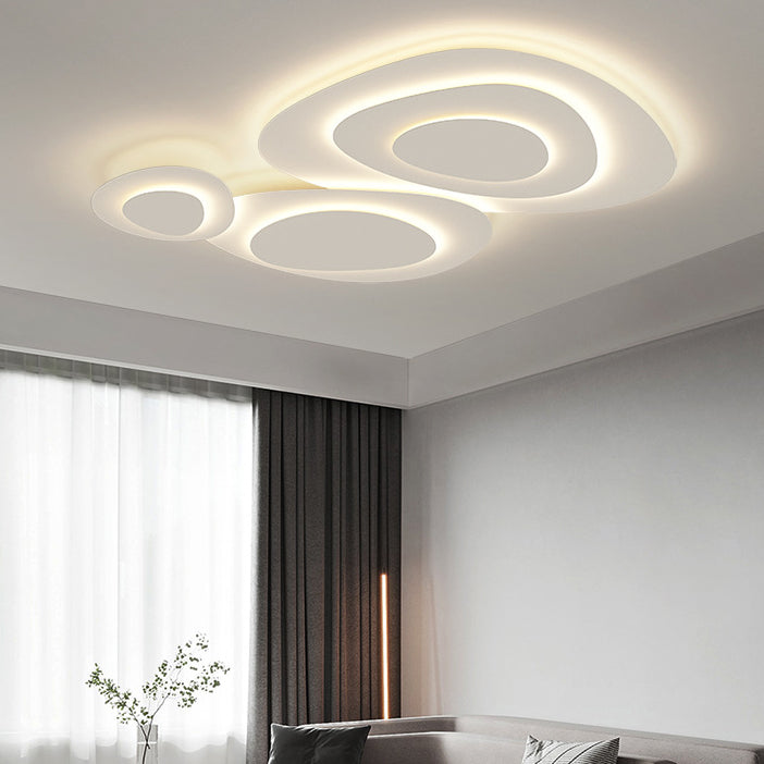 Flush Mount Ceiling Light Fixture Modern Flush Mount Lighting in White