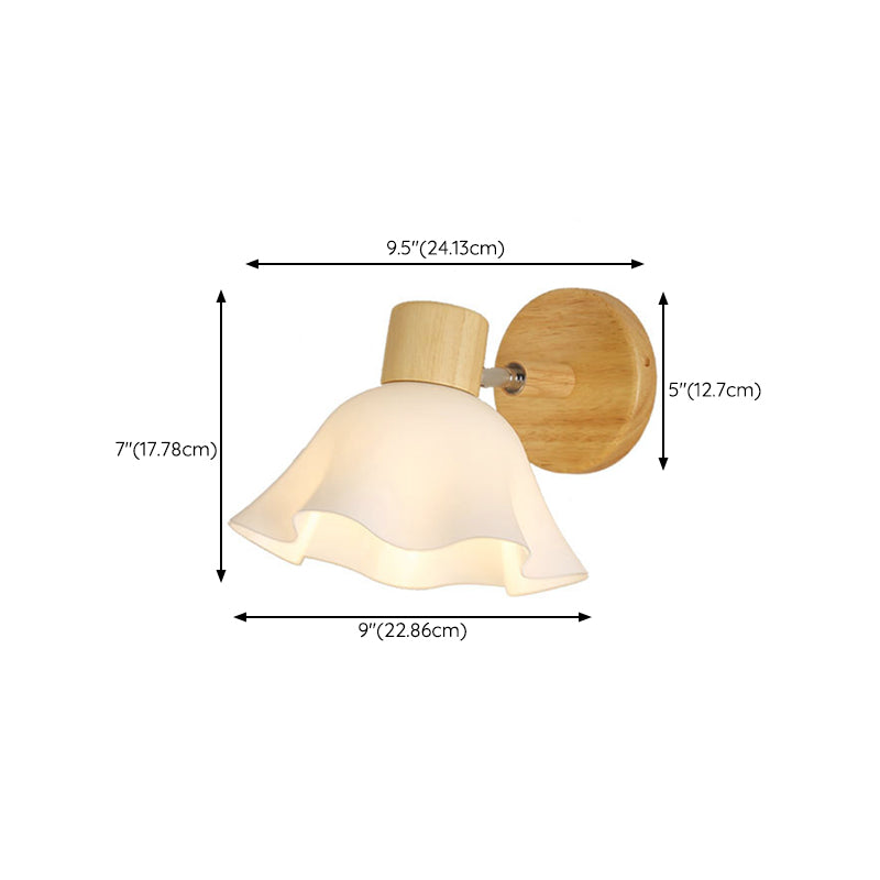 Wooden Wall Light Fixture Simple Wall Light Sconce for Bedroom