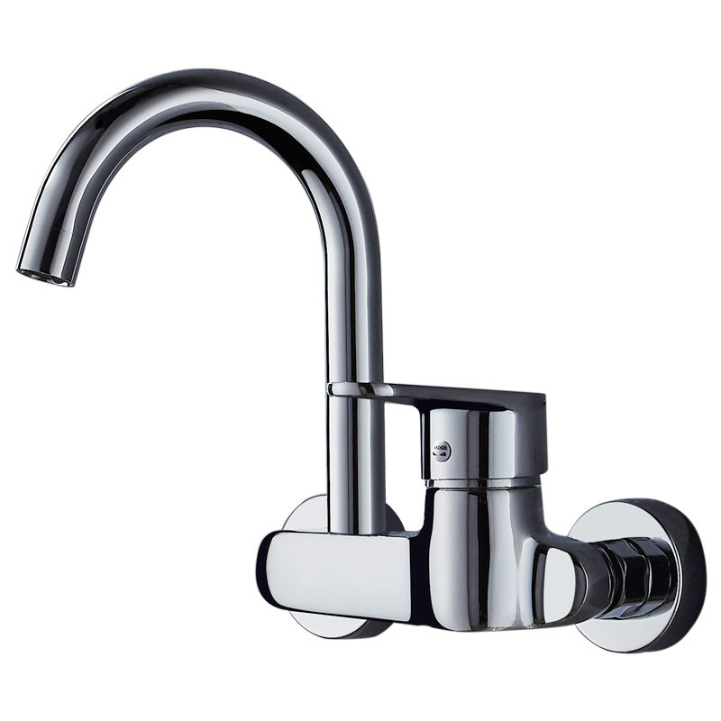 Single Handle Pull-down Kitchen Faucet Nickel Bar Faucet with Accessories