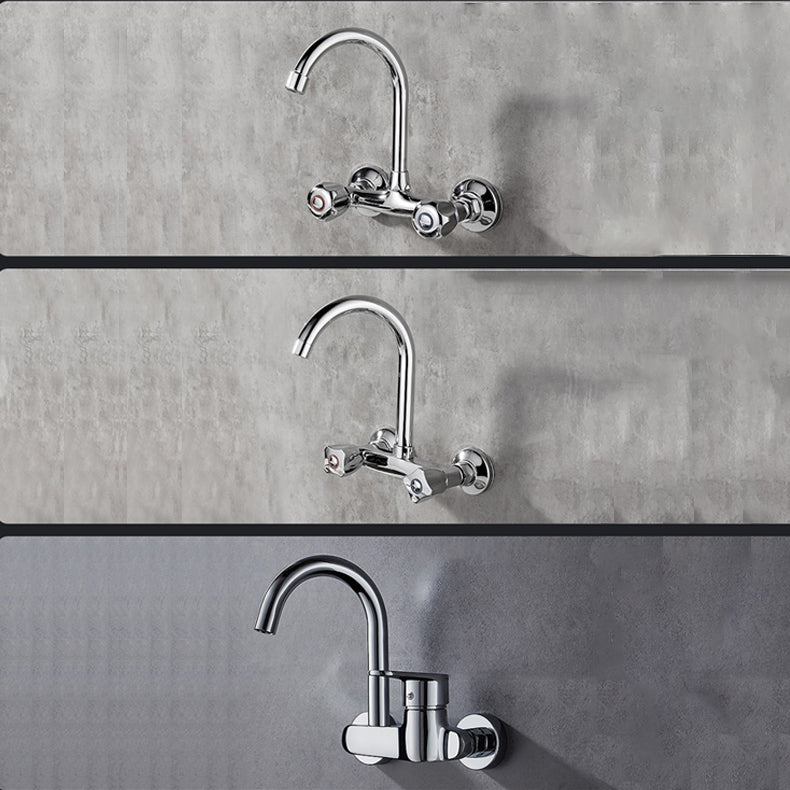 Single Handle Pull-down Kitchen Faucet Nickel Bar Faucet with Accessories