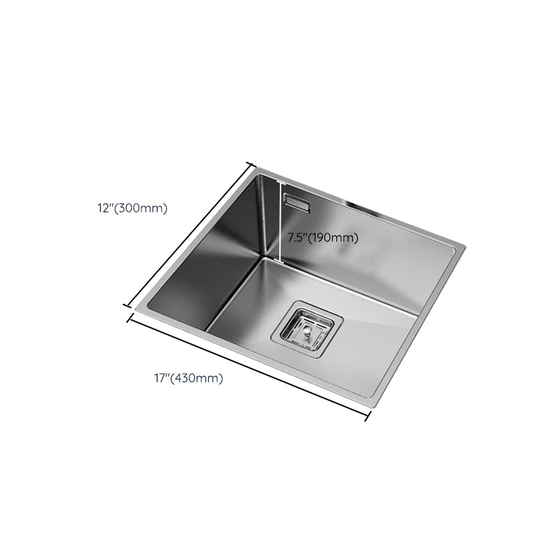 Modern Style Kitchen Sink Stainless Steel Corrosion Resistant Kitchen Sink