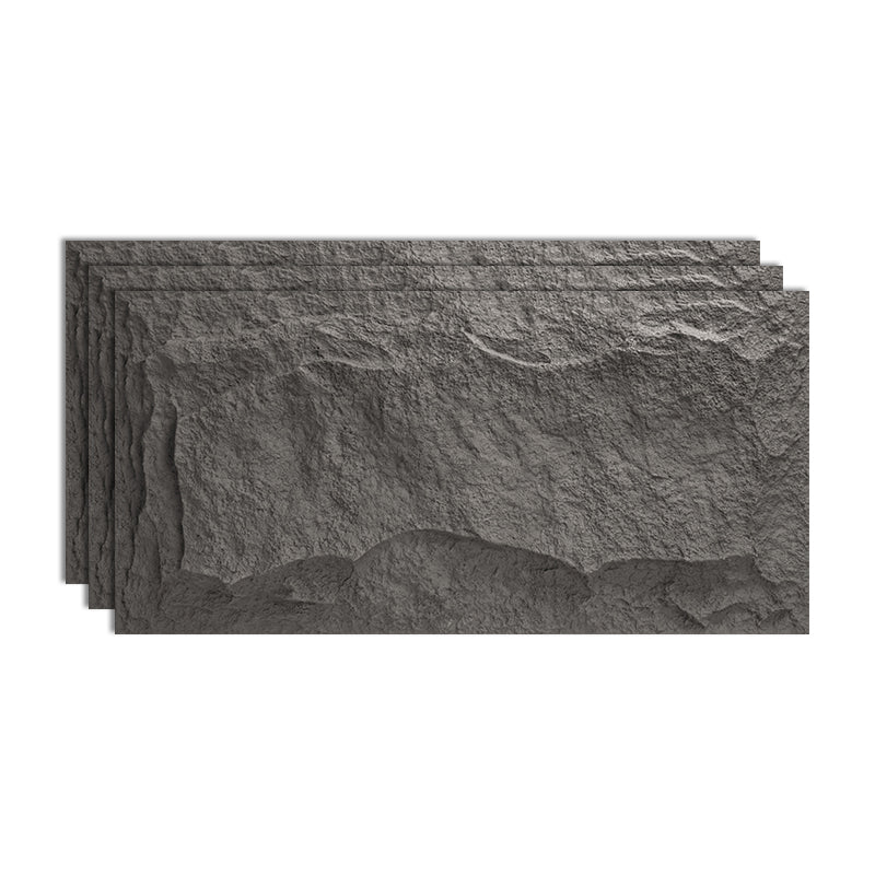 Textured Stacked Stone Singular Tile Mixed Material Wall Tile