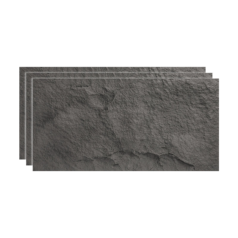 Textured Stacked Stone Singular Tile Mixed Material Wall Tile