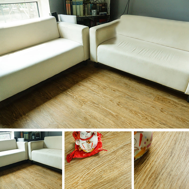 Rectangle PVC Flooring Wood Design Peel & Stick Vinyl Flooring for Living Room