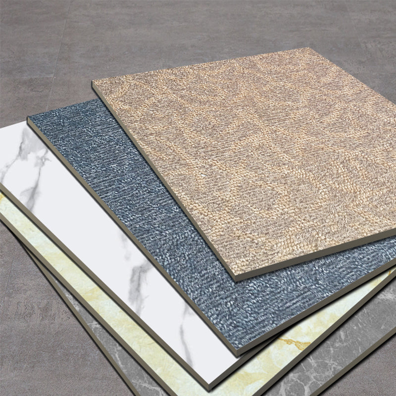 PVC Flooring Peel & Stick Stone Design Square Vinyl Flooring for Living Room