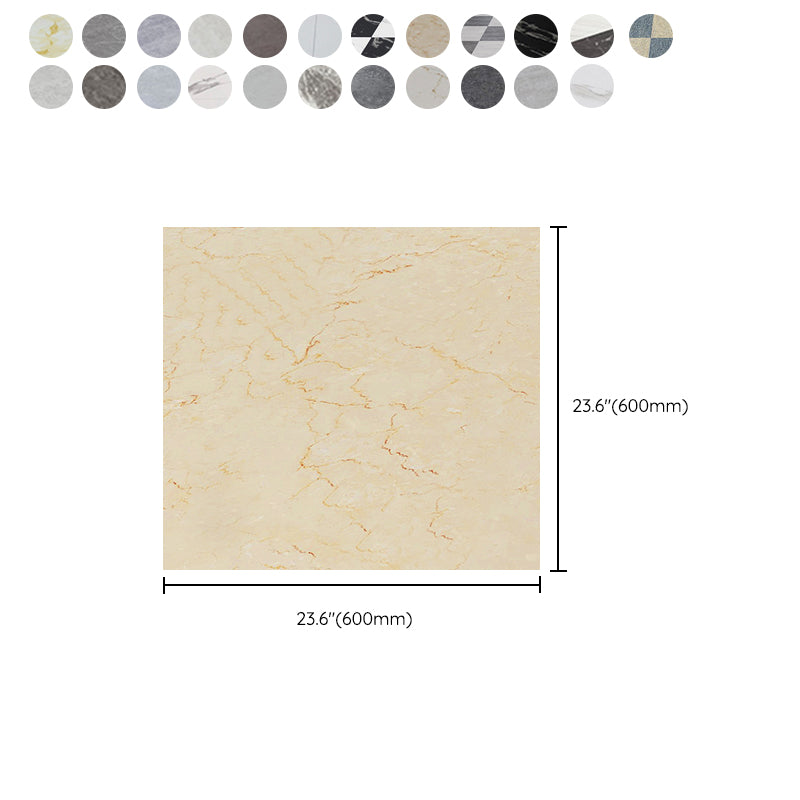 PVC Flooring Peel & Stick Stone Design Square Vinyl Flooring for Living Room