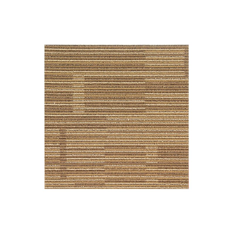 Carpet Tile Non-Skid Fade Resistant Striped Loose Lay Carpet Tiles Living Room