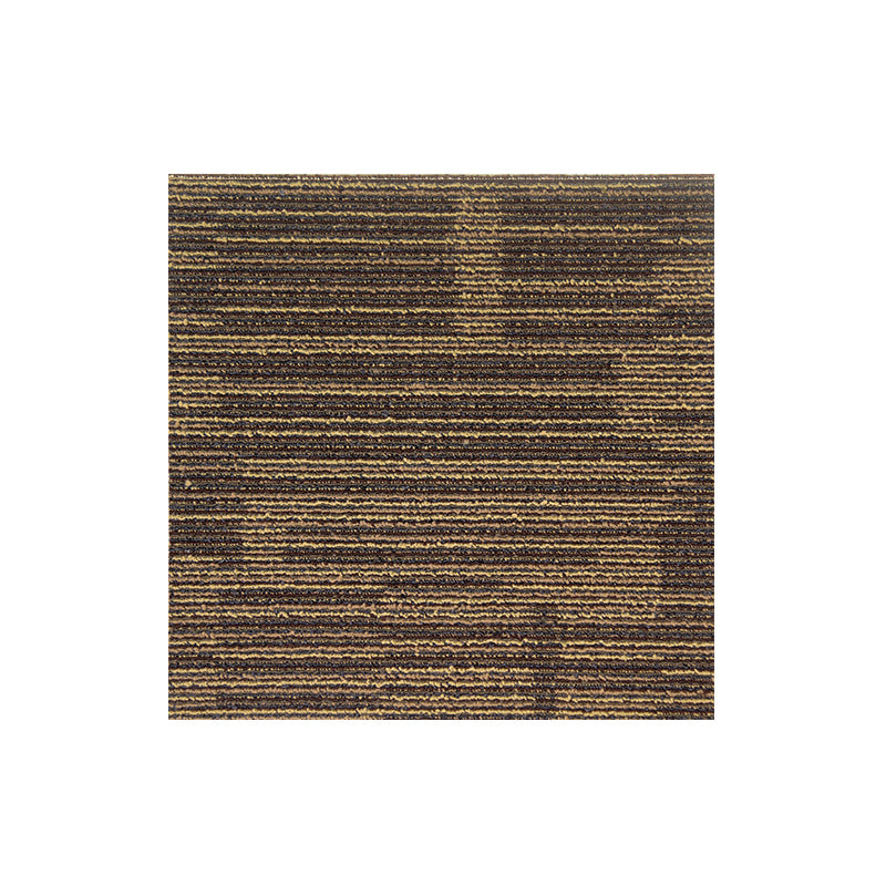 Carpet Tile Non-Skid Fade Resistant Striped Loose Lay Carpet Tiles Living Room