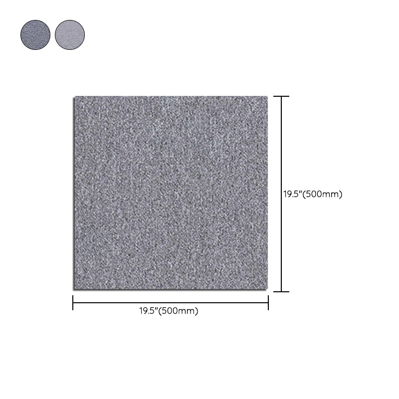 Carpet Tile Non-Skid Fade Resistant Solid Color Self Peel and Stick Carpet Tiles