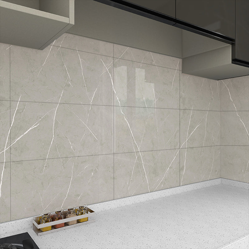 Modern Peel/Stick Backsplash Tile PVC Peel and Stick Backsplash Wall Tile