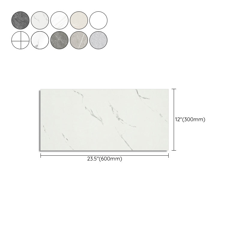 Modern Peel/Stick Backsplash Tile PVC Peel and Stick Backsplash Wall Tile