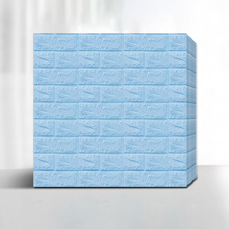 3D Embossed Wall Panel Colorful Waterproof Foam Indoor Wall Tile