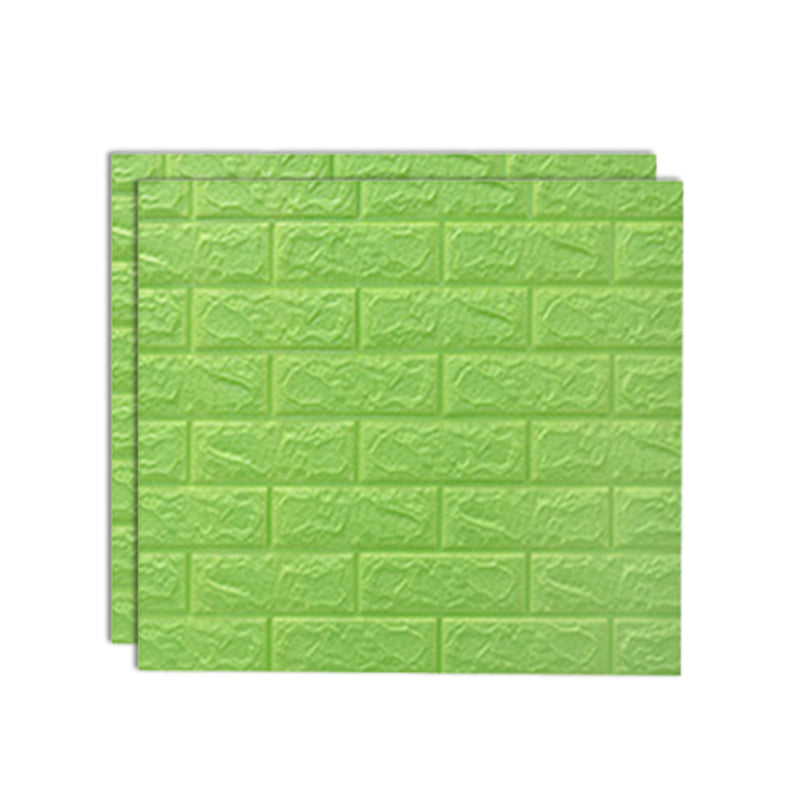 3D Embossed Wall Panel Colorful Waterproof Foam Indoor Wall Tile