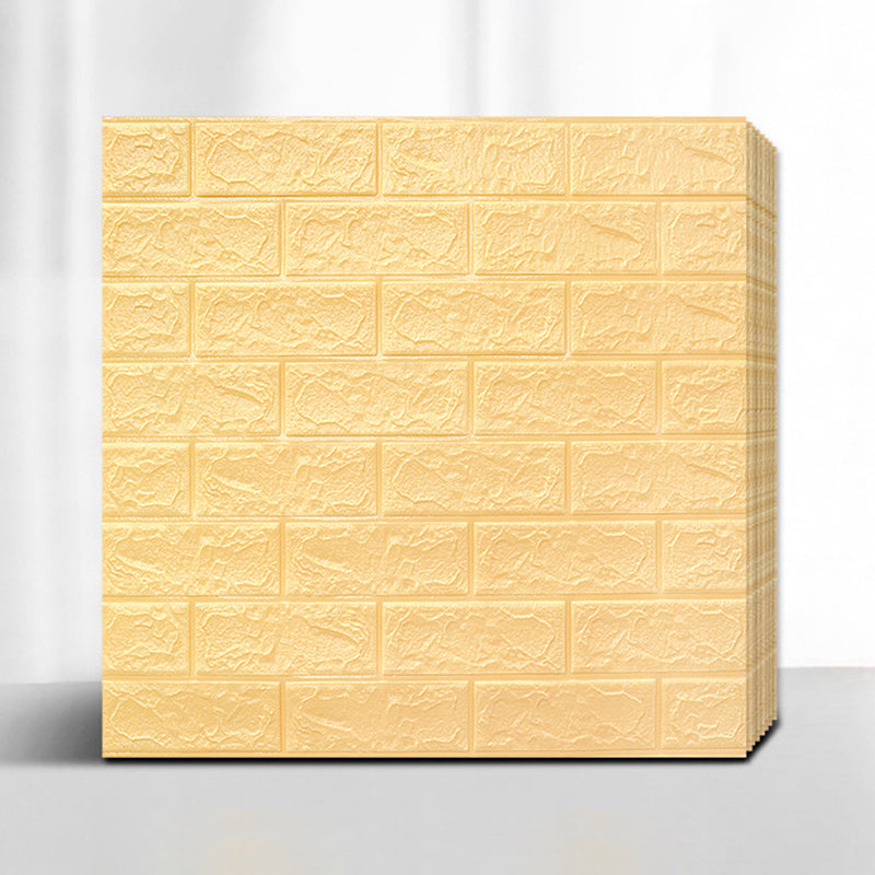 3D Embossed Wall Panel Colorful Waterproof Foam Indoor Wall Tile