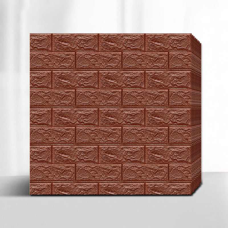 3D Embossed Wall Panel Colorful Waterproof Foam Indoor Wall Tile