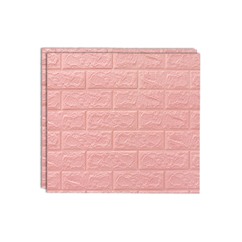 3D Embossed Wall Panel Colorful Waterproof Foam Indoor Wall Tile