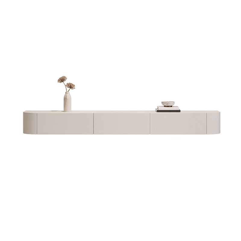 Contemporary Media Console Wall-mounted TV Stand Console with Drawers