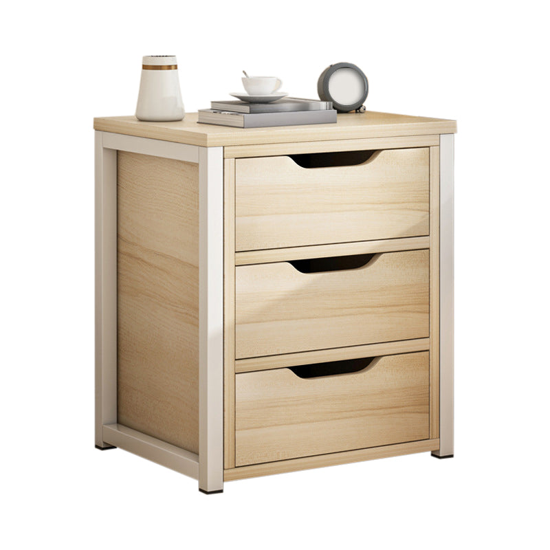 Wooden Accent Table Nightstand Contemporary Night Table for Bedroom