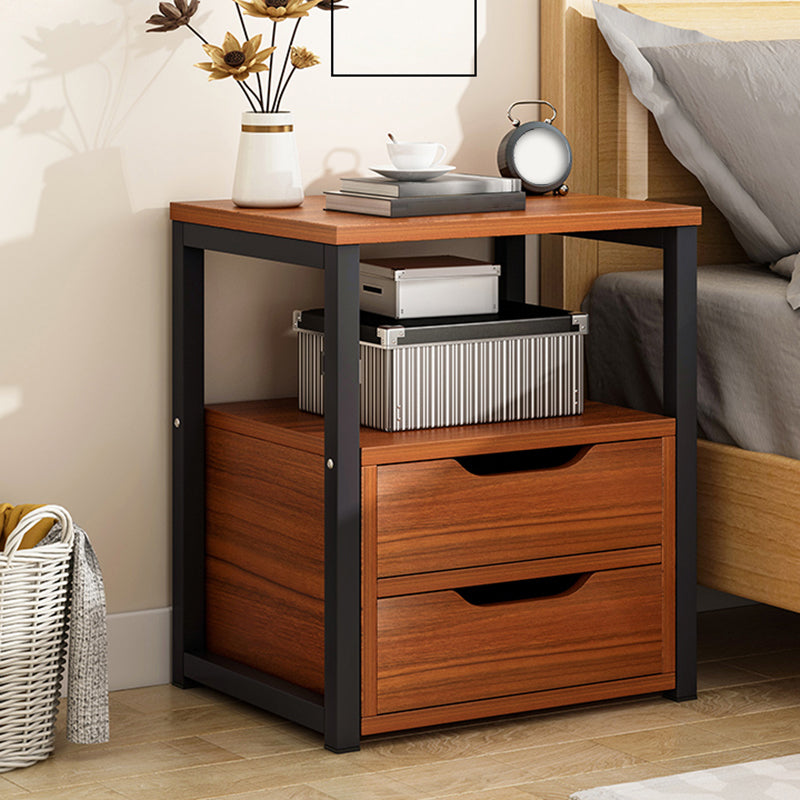 Wooden Accent Table Nightstand Contemporary Night Table for Bedroom