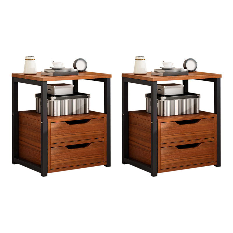 Wooden Accent Table Nightstand Contemporary Night Table for Bedroom