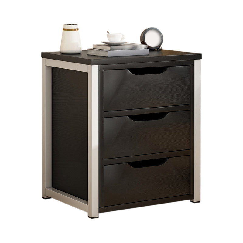 Wooden Accent Table Nightstand Contemporary Night Table for Bedroom