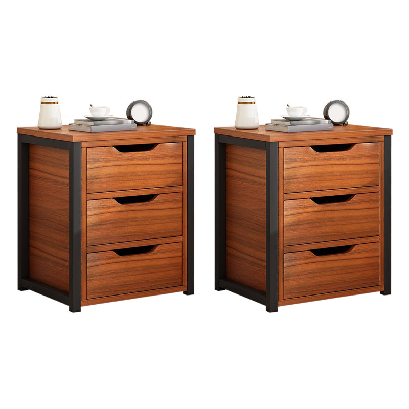 Wooden Accent Table Nightstand Contemporary Night Table for Bedroom