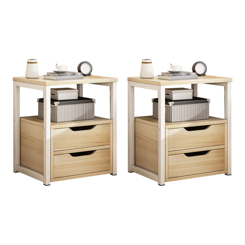 Wooden Accent Table Nightstand Contemporary Night Table for Bedroom