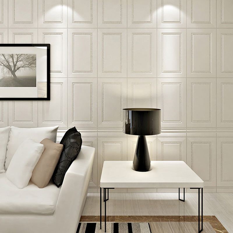 Modern Style Interior Wall Paneling Peel and Stick Geometric Texture Wall Paneling