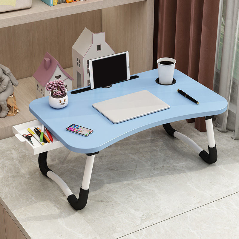 Rectangular Shaped Office Laptop Table Reversible Multiple Colors Writing Desk for Home