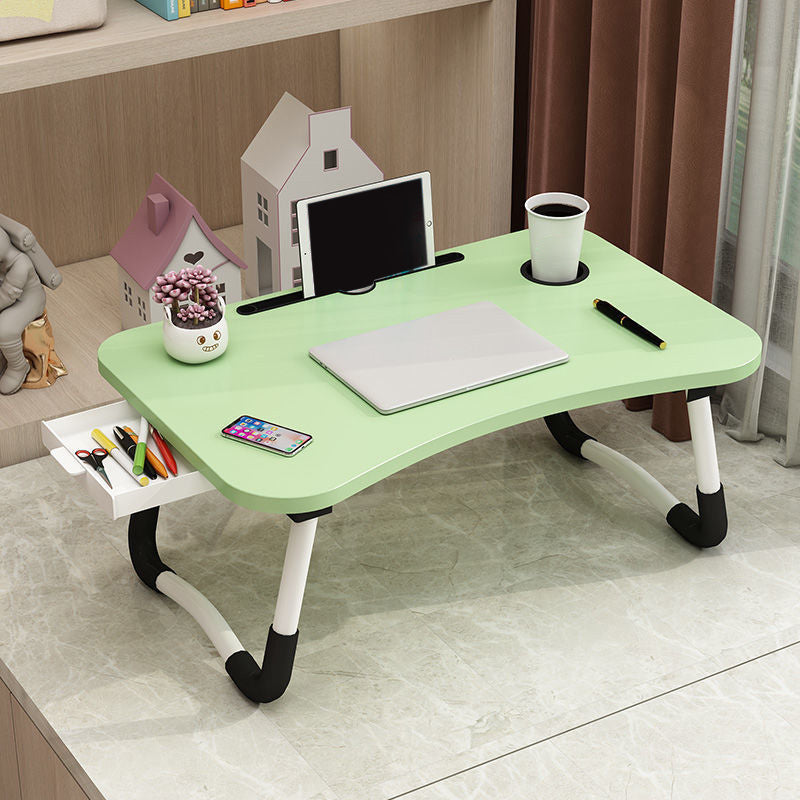 Rectangular Shaped Office Laptop Table Reversible Multiple Colors Writing Desk for Home