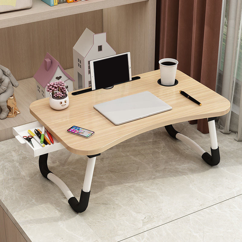 Rectangular Shaped Office Laptop Table Reversible Multiple Colors Writing Desk for Home