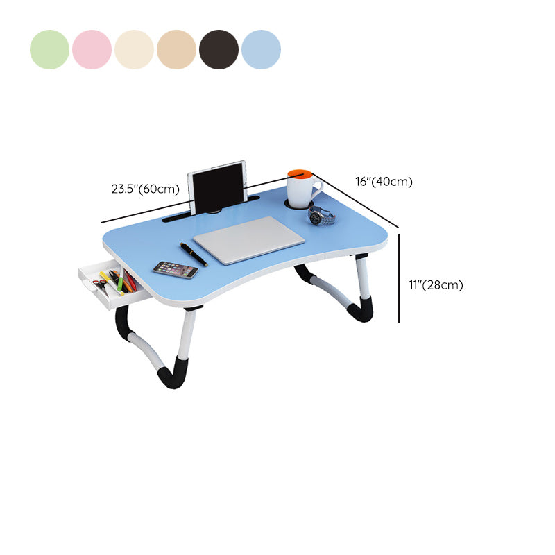 Rectangular Shaped Office Laptop Table Reversible Multiple Colors Writing Desk for Home