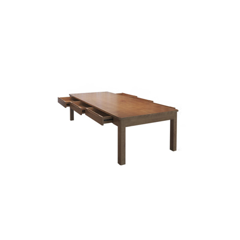 Contemporary Wood Office Desk Rectangular Writing Desk for Office