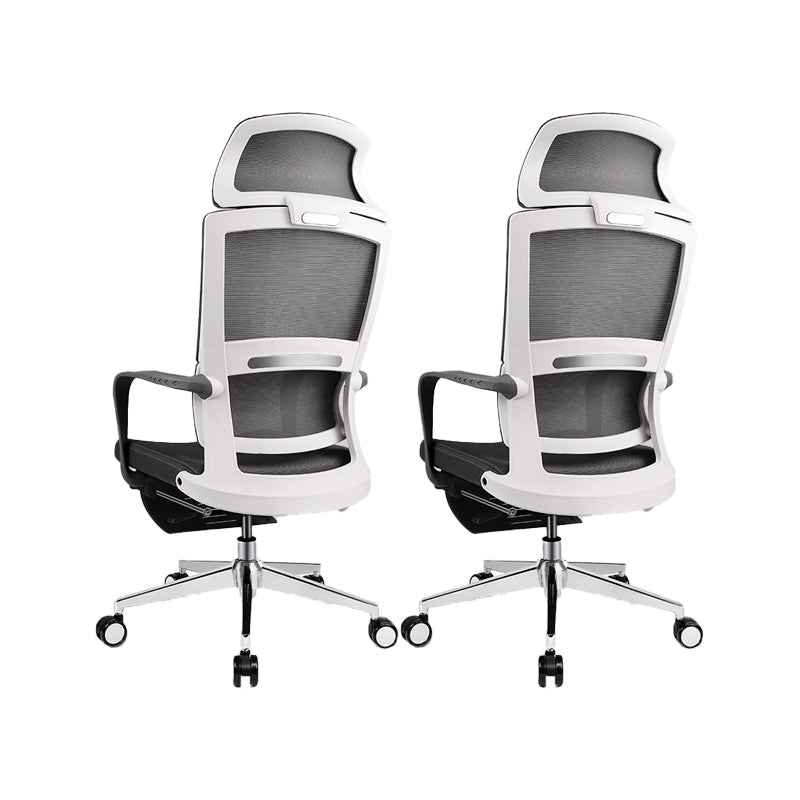 Fixed Arms Chair Modern Adjustable Seat Height Office Chair with Wheels