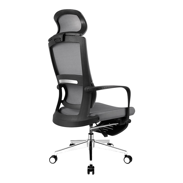 Fixed Arms Chair Modern Adjustable Seat Height Office Chair with Wheels