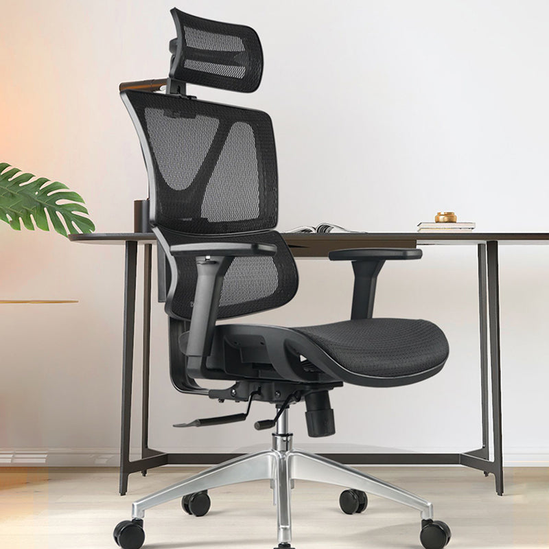 Removable Arms Office Chair Modern Adjustable Seat Height Desk Chair with Wheels