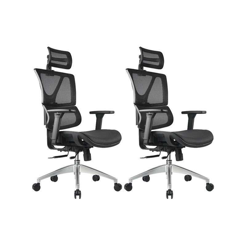 Removable Arms Office Chair Modern Adjustable Seat Height Desk Chair with Wheels