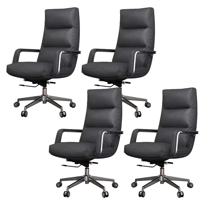 Modern Padded Arms Managers Chair Height-adjustable Executive Chair for Office