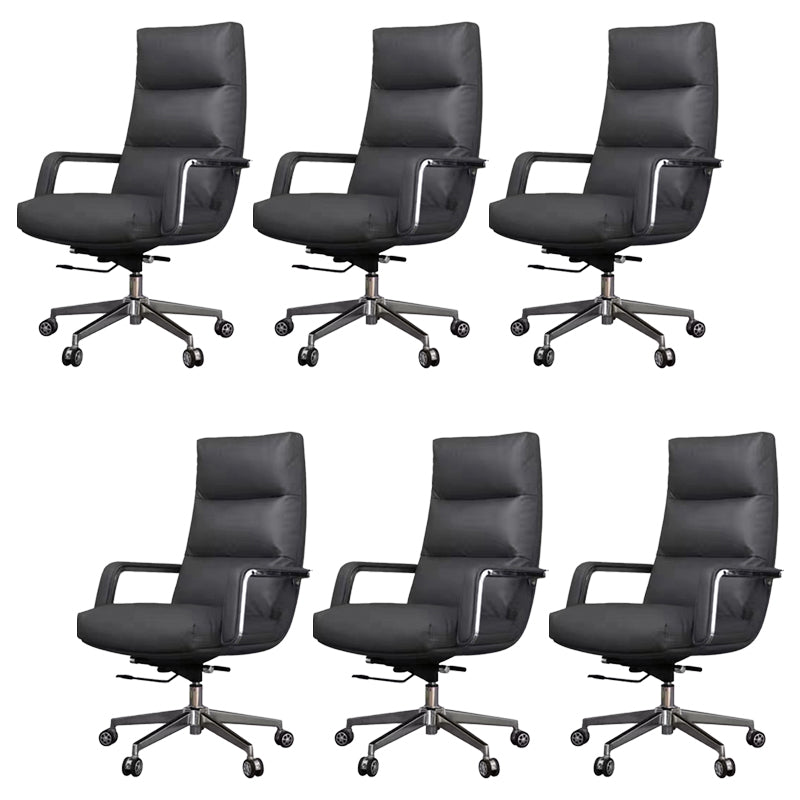 Modern Padded Arms Managers Chair Height-adjustable Executive Chair for Office