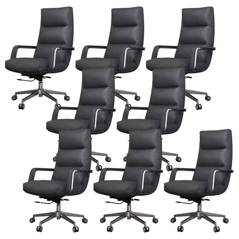 Modern Padded Arms Managers Chair Height-adjustable Executive Chair for Office