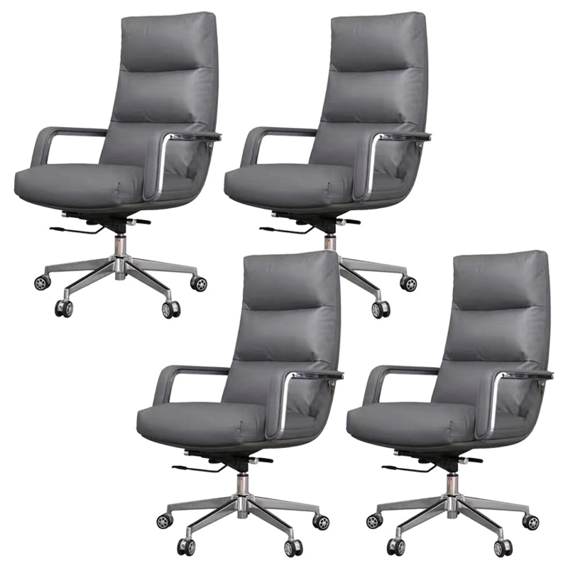 Modern Padded Arms Managers Chair Height-adjustable Executive Chair for Office