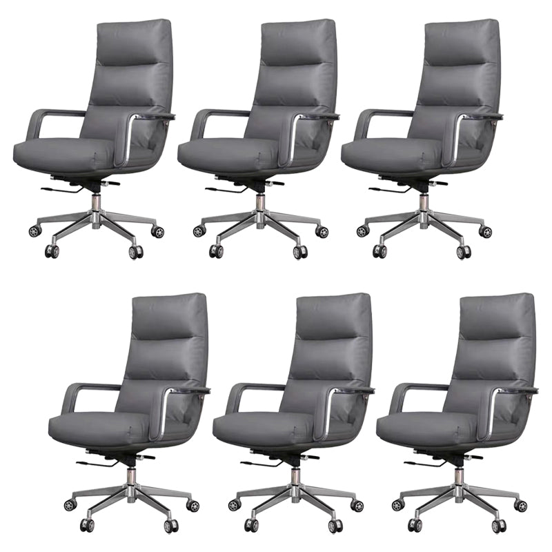 Modern Padded Arms Managers Chair Height-adjustable Executive Chair for Office